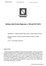 DGR Campania n. 529 del 03/11/2015 per la realizzazione di diagnosi energetiche o l&#039;adozione di sistemi di gestione conformi alle norme ISO 50001.