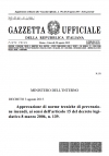 Decreto del Ministro dell’Interno 3 agosto 2015. Approvazione di norme tecniche di prevenzione incendi