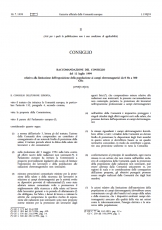 Raccomandazione 1999/519/CE. Esposizione a campi elettromagnetici