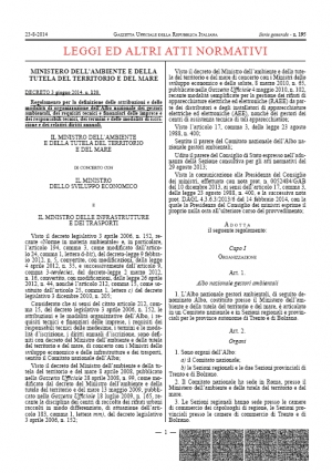 Decreto 3 giugno 2014, n. 120. Organizzazione Albo nazionale gestori ambientali e requisiti responsabili tecnici