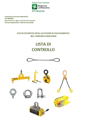 Uso in sicurezza degli accessori di sollevamento nel comparto industria - Lista di controllo